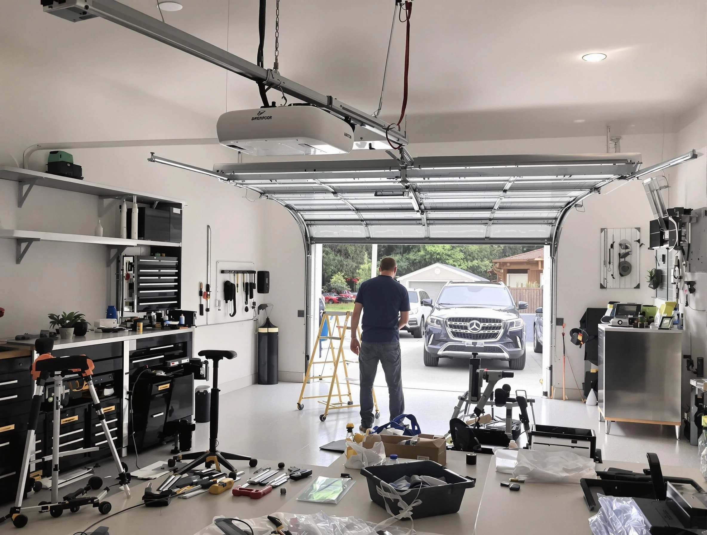Garage door opener installation by Spanish Fork Garage Door Repair in Spanish Fork