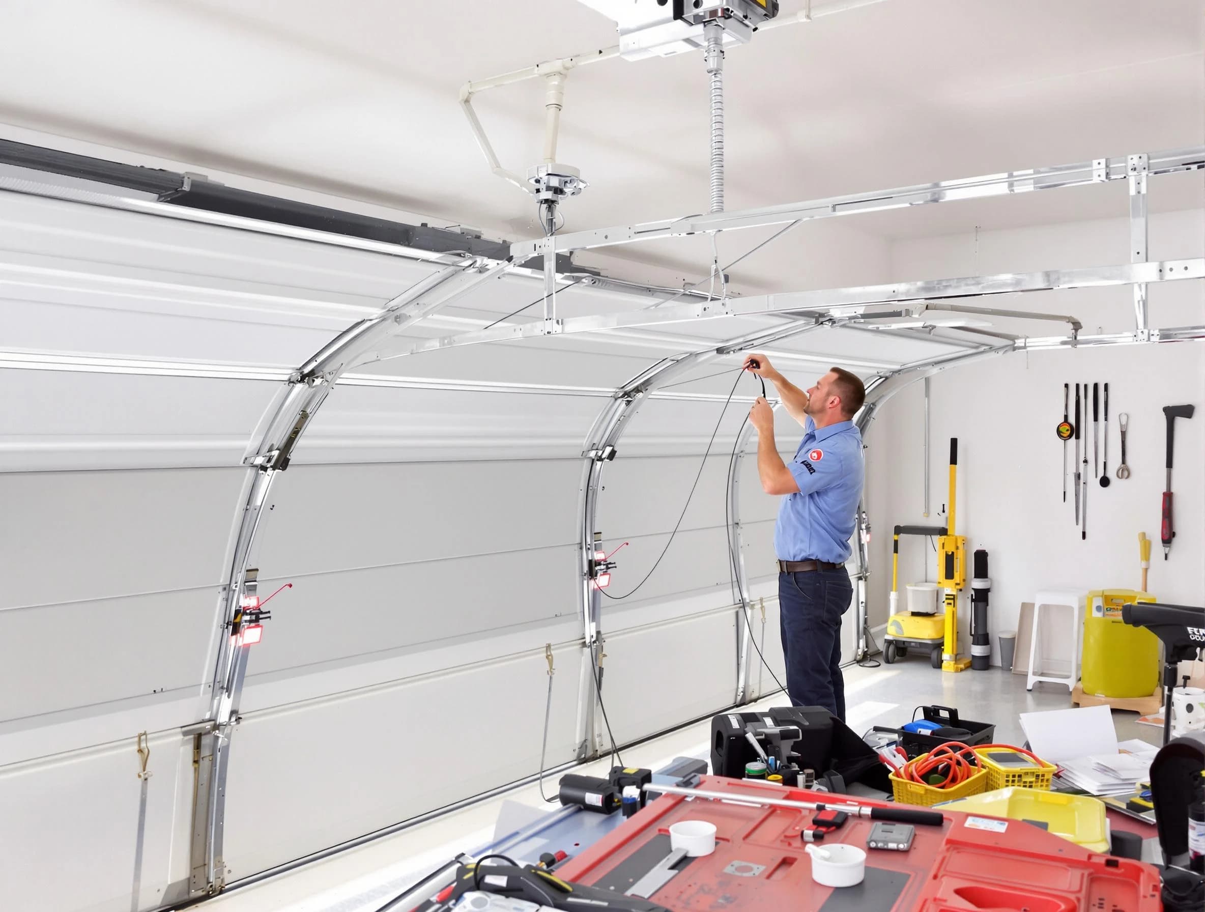 Garage door cable repair service by Spanish Fork Garage Door Repair in Spanish Fork