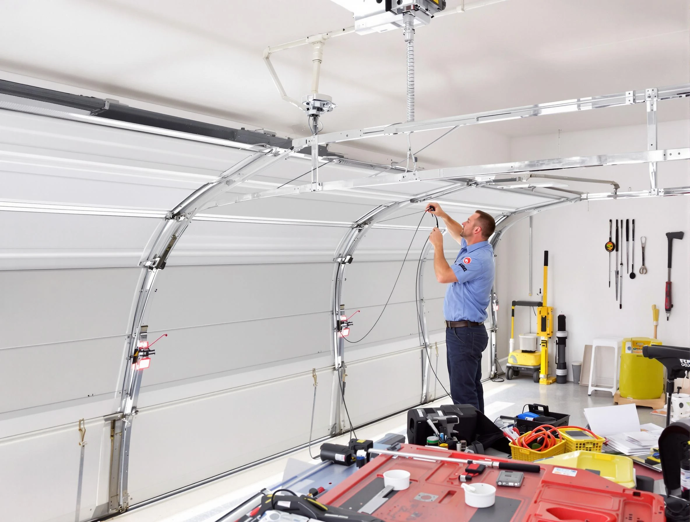 Garage door cable repair service by Spanish Fork Garage Door Repair in Spanish Fork