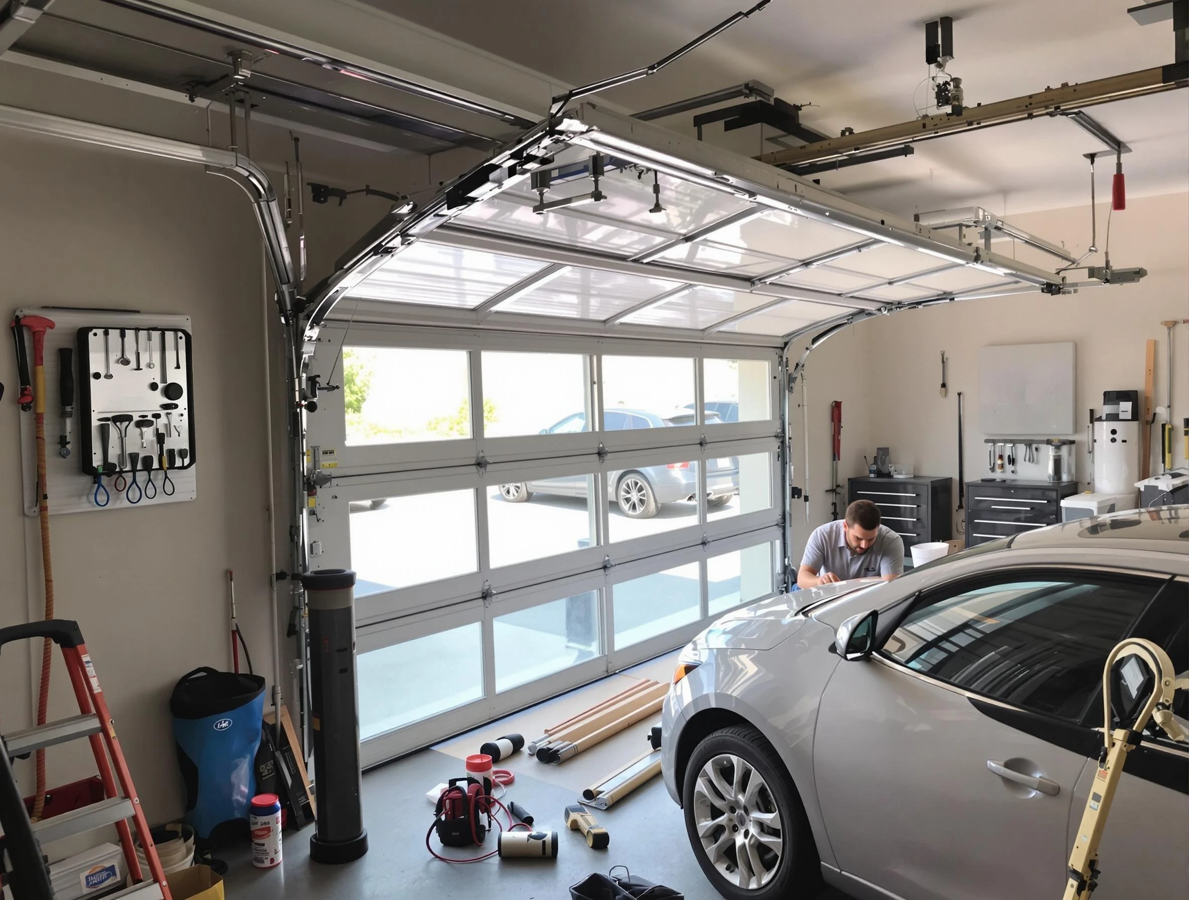 Garage door noise reduction service by Spanish Fork Garage Door Repair in Spanish Fork