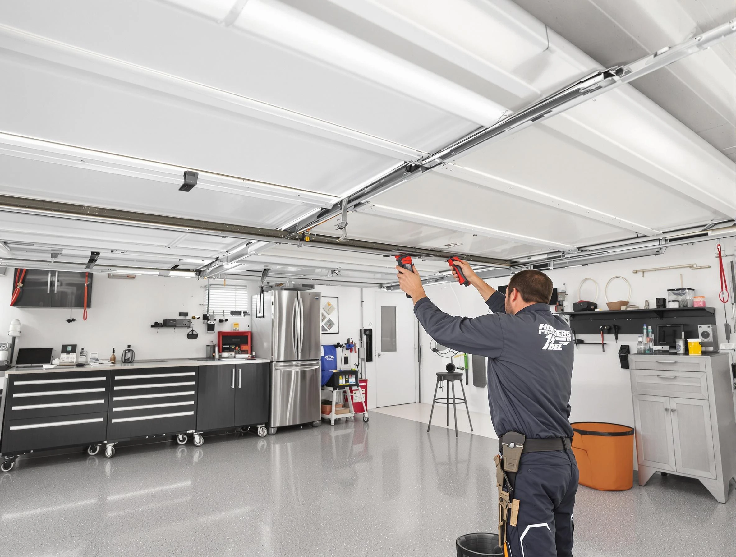 Overhead garage door repair service by Spanish Fork Garage Door Repair in Spanish Fork
